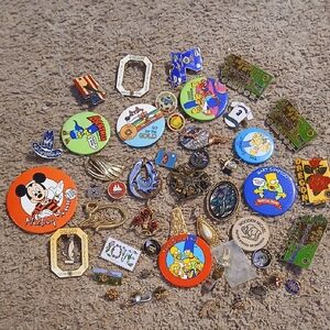 Colorful Assorted Pin Collection